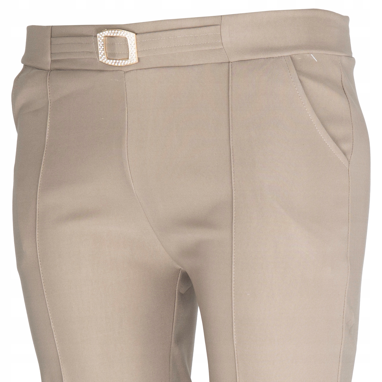 spodnie damskie elastyczne ELEGANCKIE ELASTYCZNE DUŻE ROZMIARY 42 / 44 6 17508771261