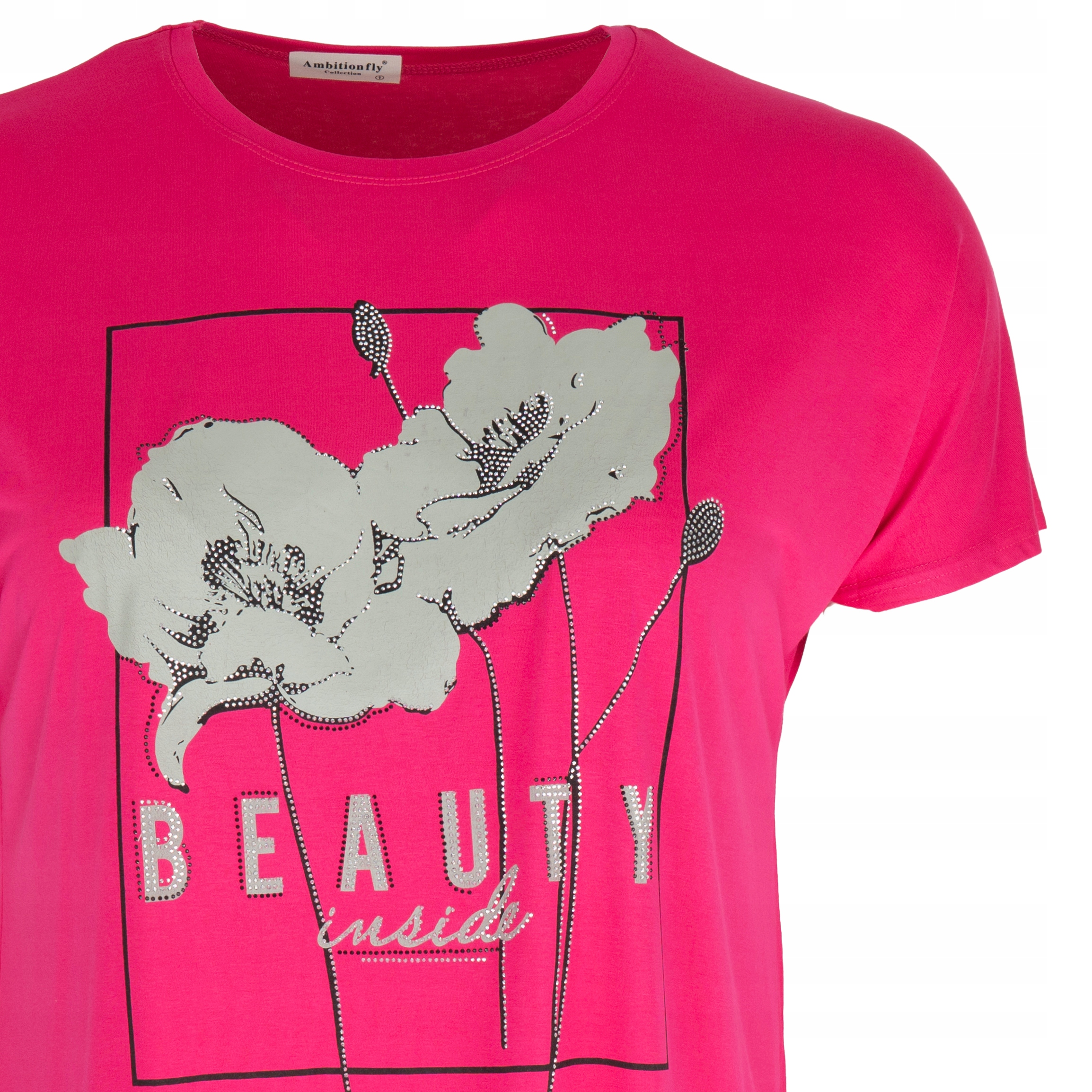 Bluzki damskie krótki rękaw Bluzka damska bawełniana Duży rozmiar 52 / 54 4 17657082348