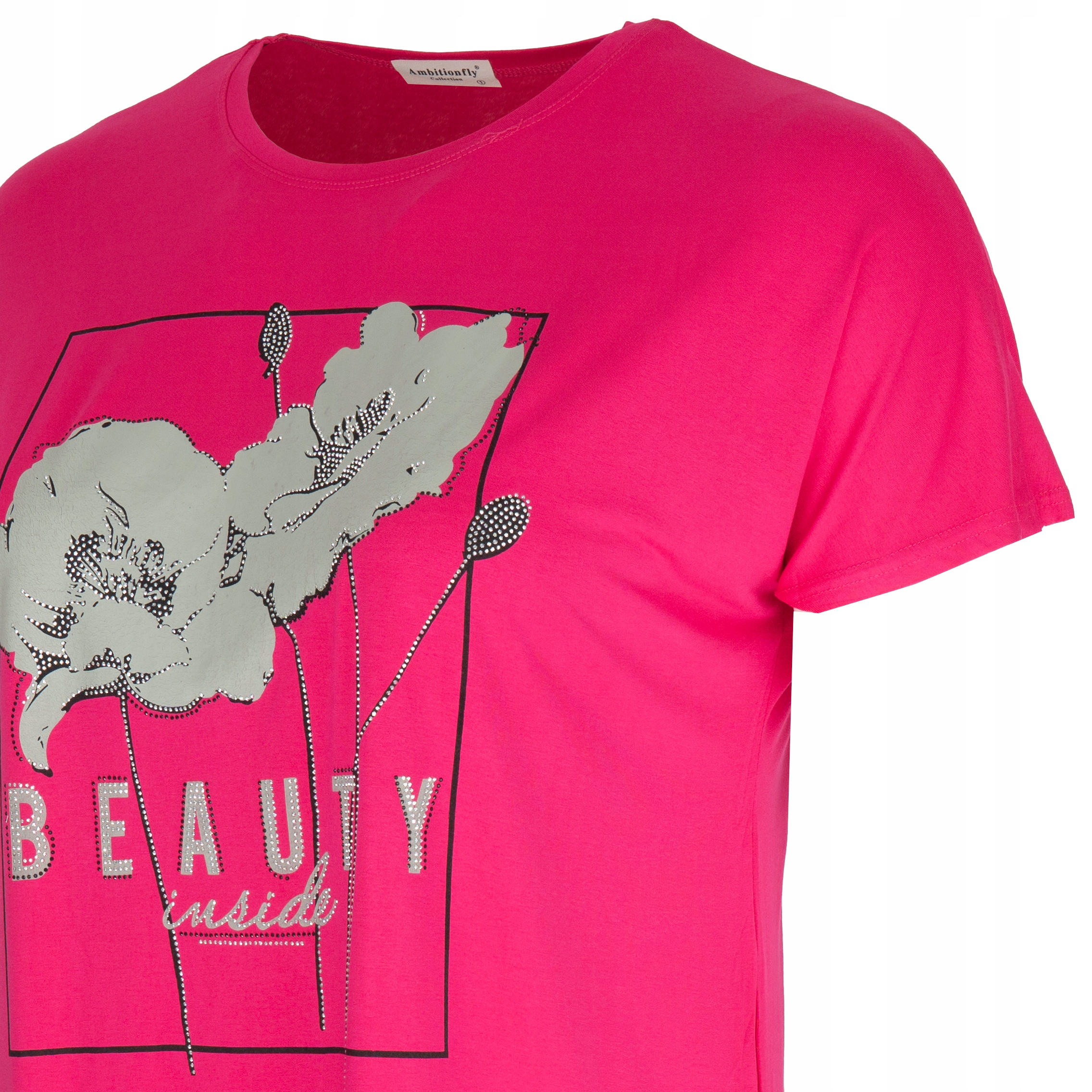 Bluzki damskie krótki rękaw Bluzka damska bawełniana Duży rozmiar 52 / 54 10 17657082348